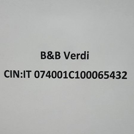 B&B Verdi Brindisi Exteriér fotografie